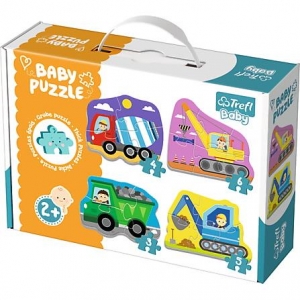 36072 Puzzle Baby Pojazdy na budowie-15045