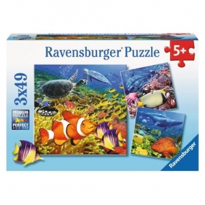 09310 Puzzle 3x49 Życie podwodne-5175