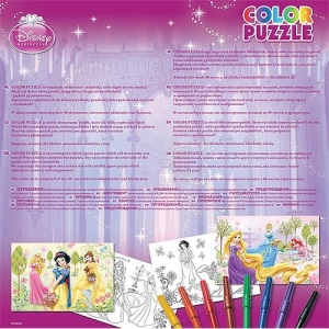 36503 Puzzle Color 2x 48 Księżniczki / Princess-6077