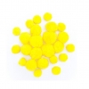 Pompony akryl. mix żółte 24szt-11716