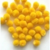 Pompony 10 mm 72 szt żółte D-15877
