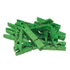 Klamerki brokat. 3.5cm zielone 12szt SPG35-5-17385