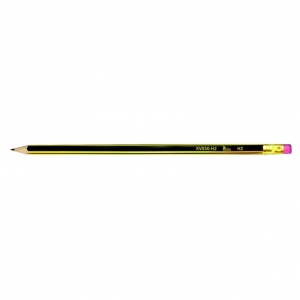 Ołówki z gumką 2B 12 szt. KV050-B2-12122