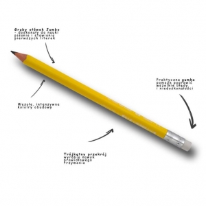 Ołówek trój. jumbo Cricco CR317-15409