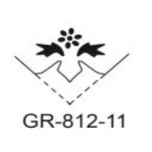 Dziurkacz ozd. naroż. GR-812-11 Ostrok. z kw.-18982