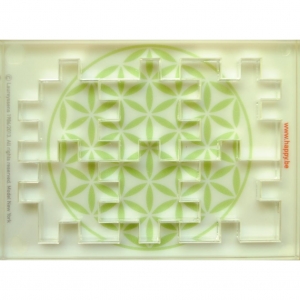 Puzzle Acrylic HC10 with Flower of Life-3041