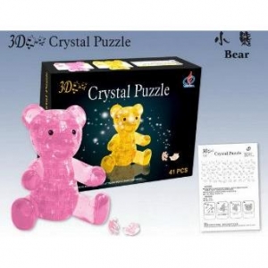 Puzzle Crystal 3D Miś-3237