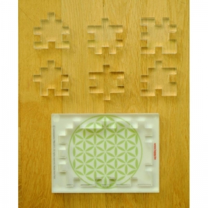 Puzzle Acrylic HC10 with Flower of Life-4376